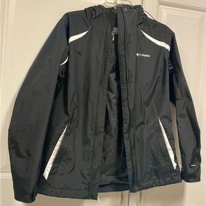 Columbia Interchange Omni-shield Black Coat Hoodie Size M *Fits Small W Insert